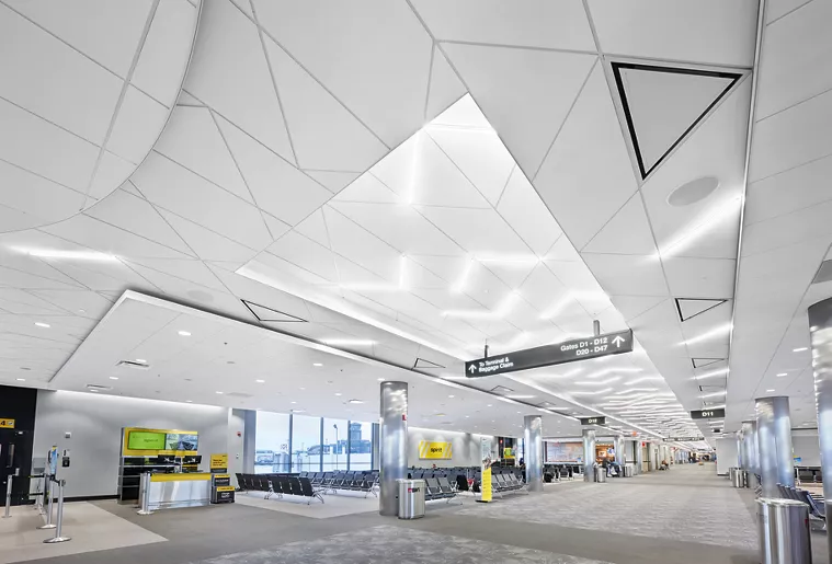 Artistic ceiling at BWI Airport